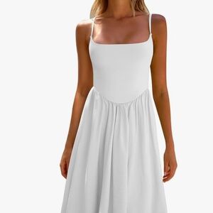 CHYRII Women Fashion Summer 2025 Spaghetti Straps Sleeveless Casual A-Line